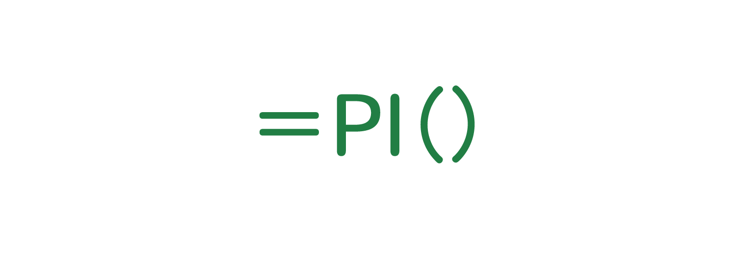 Excelで円周率（π）を入力するPI関数の使い方1