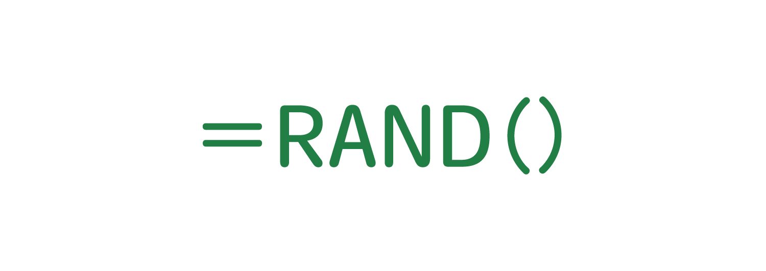 Excelでランダムな数を発生させるRAND関数の使い方1