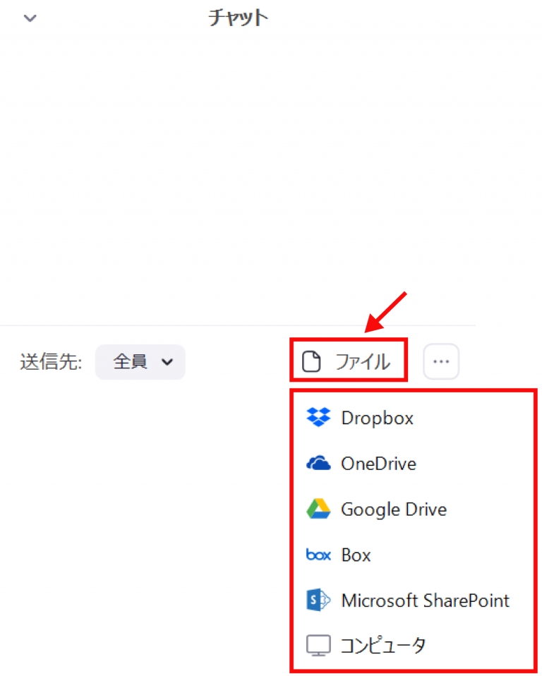 Zoomの使い方｜チャット機能でメッセージやファイルを送る方法