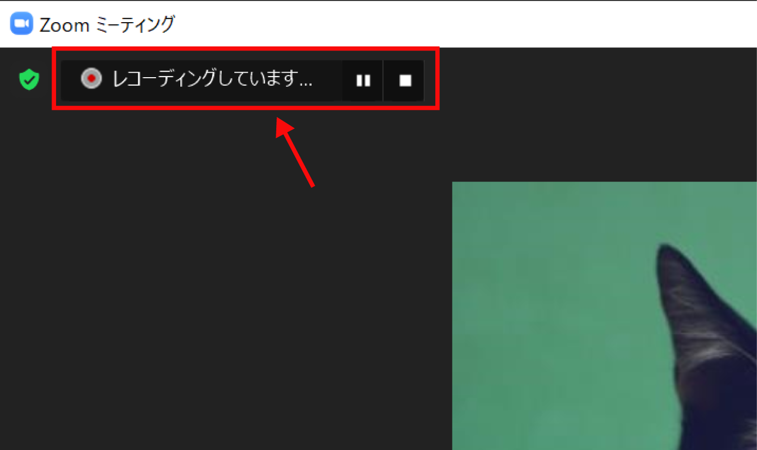 Zoomのテレビ会議を録画する方法3